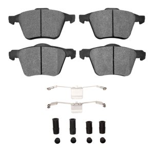 Volvo XC90 Brake Pads - Front - R1 Concepts - Semi-Metallic - `03-`09 Volvo XC90 Brake Pads - Front - R1 Concepts - Semi-Metallic - `03-`09